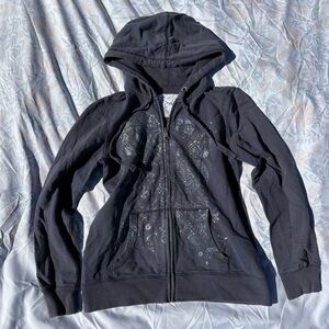 Women's Black Hoodie Jacket